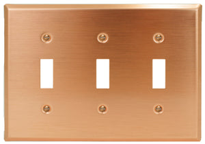 Traditional Copper Stone Wall Plate - 2-165R