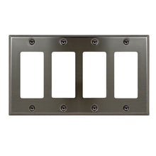 Load image into Gallery viewer, Decorative Metal Traditional Satin Nickel Wall Plate - 2-167TDBN
