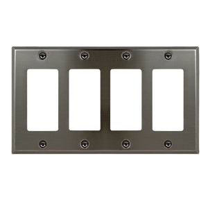 Decorative Metal Traditional Satin Nickel Wall Plate - 2-167TDBN