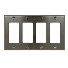 Load image into Gallery viewer, Decorative Metal Traditional Satin Nickel Wall Plate - 2-167RBN
