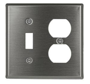 Decorative Metal Traditional Satin Nickel Wall Plate - 2-167RRBN