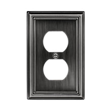 Load image into Gallery viewer, Pewter Estate Single Duplex Wall-plate Switch Plate
