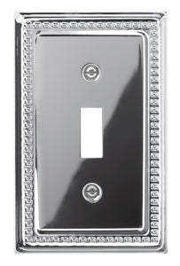 Vintage Polished Chrome Wall Plate - 2-218D