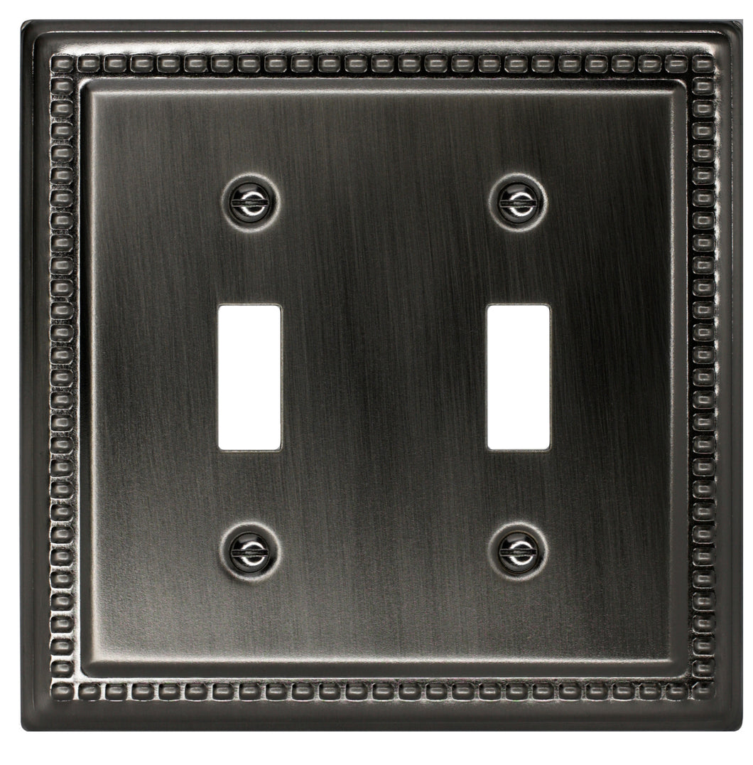 Decorative Metal Nickel Vintage Wall Plate - 2-220TT