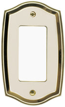 Load image into Gallery viewer, Decorative Metal Antiqued Ivory Wall Plates - 2030T
