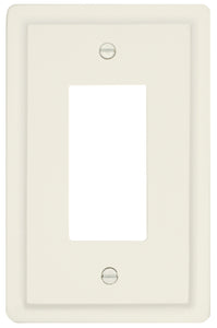 Solid White Satin Wood Wall Plate - 29-200R