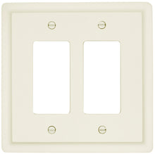 Load image into Gallery viewer, Solid White Satin Wood Wall Plate - 29-200R
