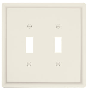 Solid White Satin Wood Wall Plate - 29-200R