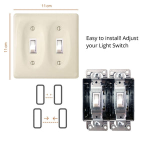 Almond Latte Ceramic/ Porcelain on Square Wall Plate - 3021TT