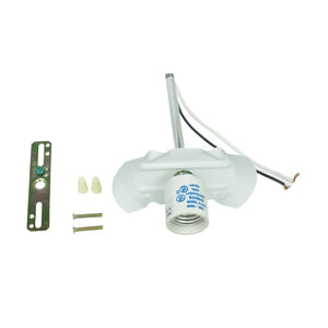 Chrome Swedish Globe Fitter Light Holder Kit- 19213