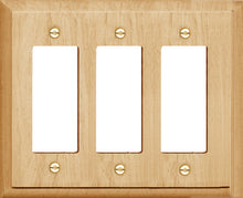 Load image into Gallery viewer, Solid Traditional Unfinished Wood Wall Plate - 4-411R
