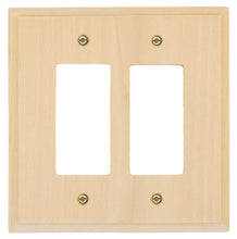 Load image into Gallery viewer, Solid Traditional Unfinished Wood Wall Plate - 4-411R
