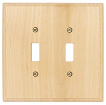 Load image into Gallery viewer, Solid Traditional Unfinished Wood Wall Plate - 4-411T
