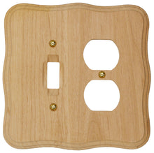 Load image into Gallery viewer, Solid Provincial Unfinished Wood Wall Plate - 4-420R
