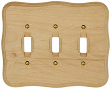 Load image into Gallery viewer, Solid Provincial Unfinished Wood Wall Plate - 4-420R
