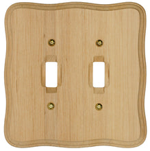 Load image into Gallery viewer, Solid Provincial Unfinished Wood Wall Plate - 4-420R
