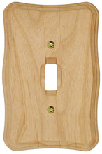 Load image into Gallery viewer, Solid Provincial Unfinished Wood Wall Plate - 4-420R
