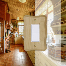 Load image into Gallery viewer, Solid Provincial Unfinished Wood Wall Plate - 4-420R
