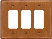 Load image into Gallery viewer, Traditional Light Oak Wood Wall Plate - 4-430R
