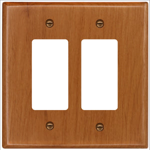 Traditional Light Oak Wood Wall Plate - 4-430R