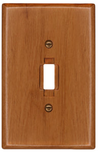 Traditional Light Oak Wood Wall Plate - 4-430R