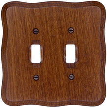 Load image into Gallery viewer, Solid Wood Provincial Tavern Oak Wall Plate - 4-431TD

