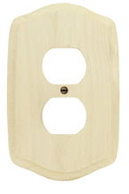 Load image into Gallery viewer, Old Country Unfinished Solid Wood Wall Plate Toggle &amp; Duplex- 4-434TD
