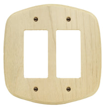 Load image into Gallery viewer, Old Country Unfinished Solid Wood Wall Plate Toggle &amp; Duplex- 4-434TD

