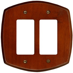 Old Country Solid Wood Wall Plate - 4-435D