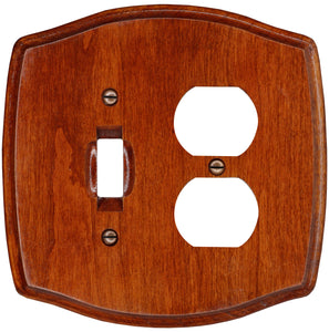 Old Country Solid Wood Wall Plate - 4-435D