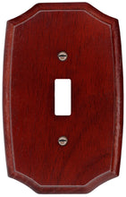 Load image into Gallery viewer, Solid Wood, Cafe Espresso Wallplate 4-438 Toggle
