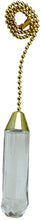 Load image into Gallery viewer, Crystal Ceiling Fan Pull with Beaded Chain
