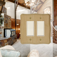Load image into Gallery viewer, Solid Provincial Unfinished Wood Wall Plate - 4-420R
