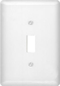 Decorative Metal White Oversize Wallplate - 5-900T