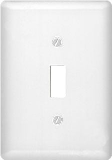 Decorative Metal White Oversize Wallplate - 5-900T