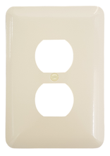 Load image into Gallery viewer, Decorative Metal Oversize Ivory Wallplate Toggle 5-901
