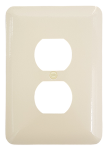 Decorative Metal Oversize Ivory Wallplate Toggle 5-901