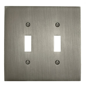 Decorative Metal Forged Pewter Wall Plate/Switch Plate - 5-929R