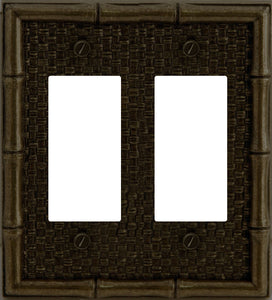 Bamboo Weave Antique Brass 2Duplex