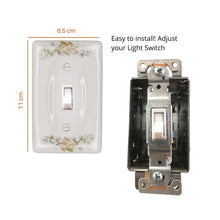 Load image into Gallery viewer, Peach Bouquet Floral Wallplate Ceramic Porcelain Decorative Switchplate Cover - 3029T
