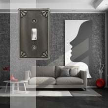 Load image into Gallery viewer, Contoured Metal &quot;Studio Pewter&quot; Wallplate - 2-212T
