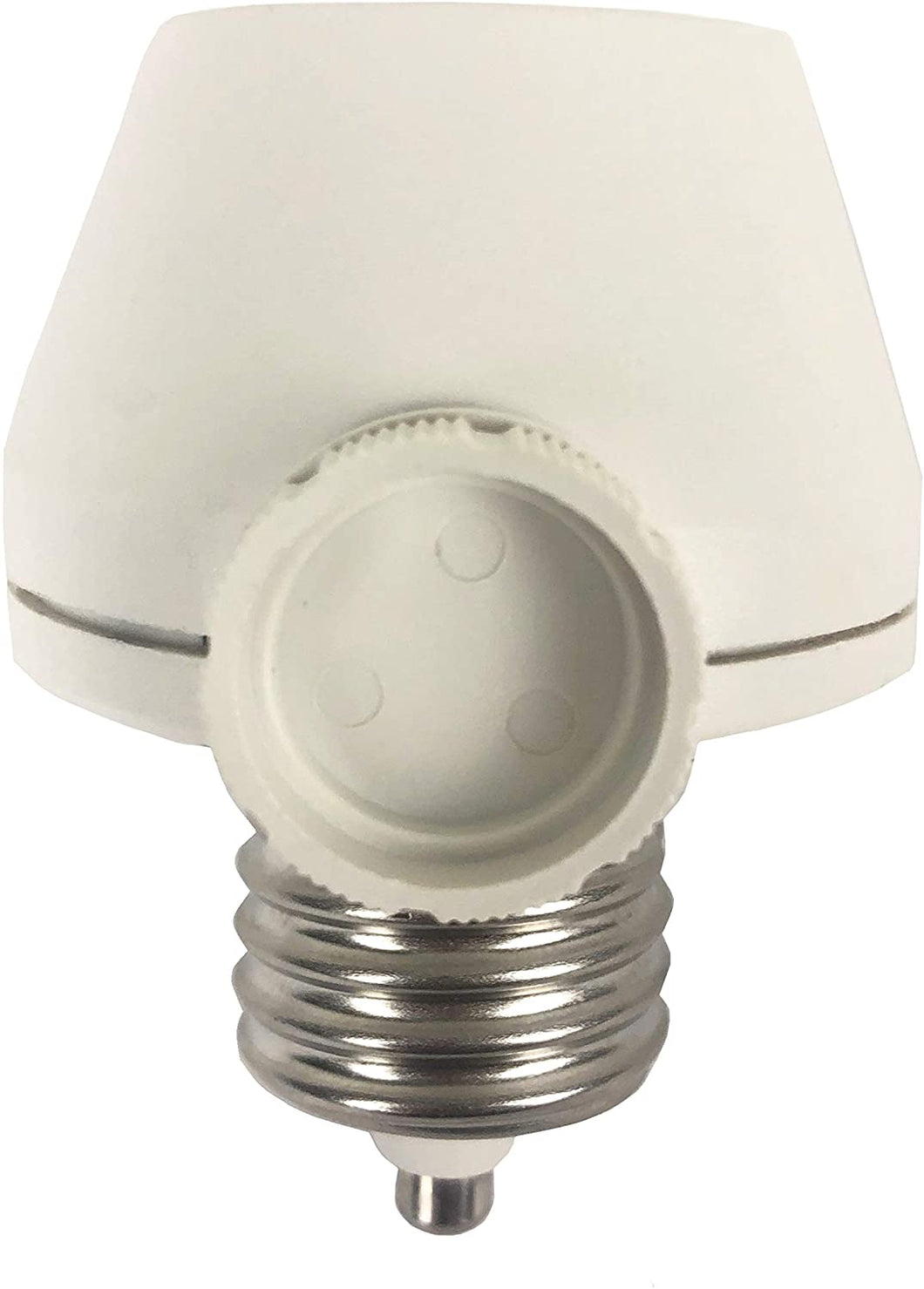Incandescent Lamp Holder Socket Dimmer, White - D82
