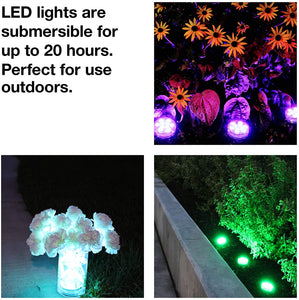 Remote LED Color Change, Submersible Lights