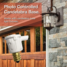 Load image into Gallery viewer, Candelabra Base Photo Control, Outdoor Lighting - PL112
