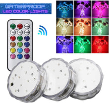 Load image into Gallery viewer, Remote LED Color Change, Submersible Lights
