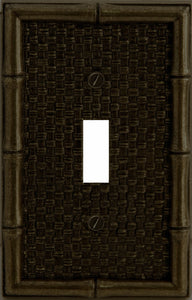 Bamboo Weave Antique Brass 1Toggle