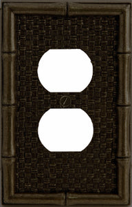 Bamboo Weave Antique Brass 1Duplex
