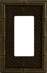 Bamboo Weave Antique Brass 1Rocker