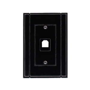 Black Telephone Wall-plate