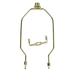 Brass 8" Harp With Top Hat Finial - LA102